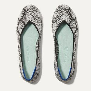 Rothy’s The Flats In Phython Stylish Black and White Women's Flats Size 10.5